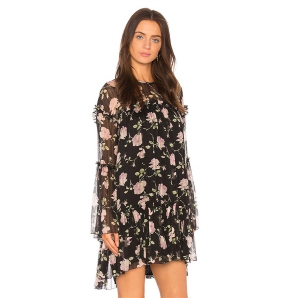 Ulla Johnson Dahlia Floral Mini Dress Sz S/4 - Picture 2 of 6